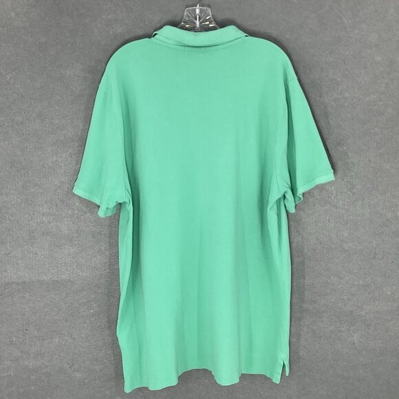Polo Ralph Lauren Shirt Men 2XL Mint Green Slim Fit Short Sleeve Pony Preppy - Picture 2 of 12